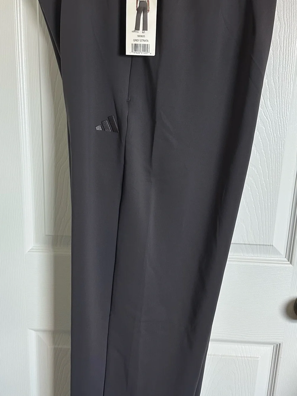 adidas Women's Wide-Leg Track Pants in gray stranda XXL - Picture 7 of 15
